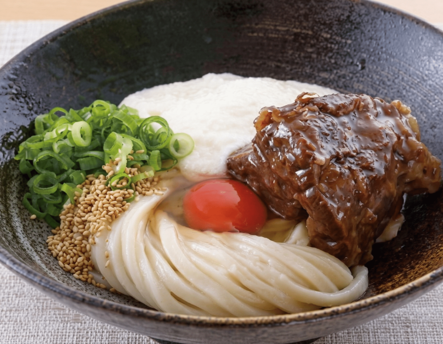 神戸牛肉塊とろ玉ぶっかけ